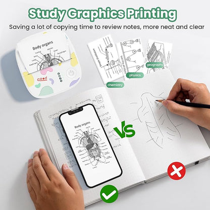 Mini Wireless Bluetooth Label Printer