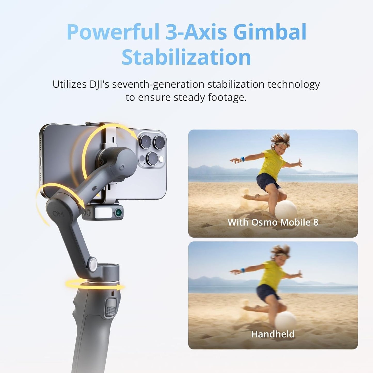 Last day of sales-DJI Osmo Mobile 8 Gimbal Stabilizer for Phone